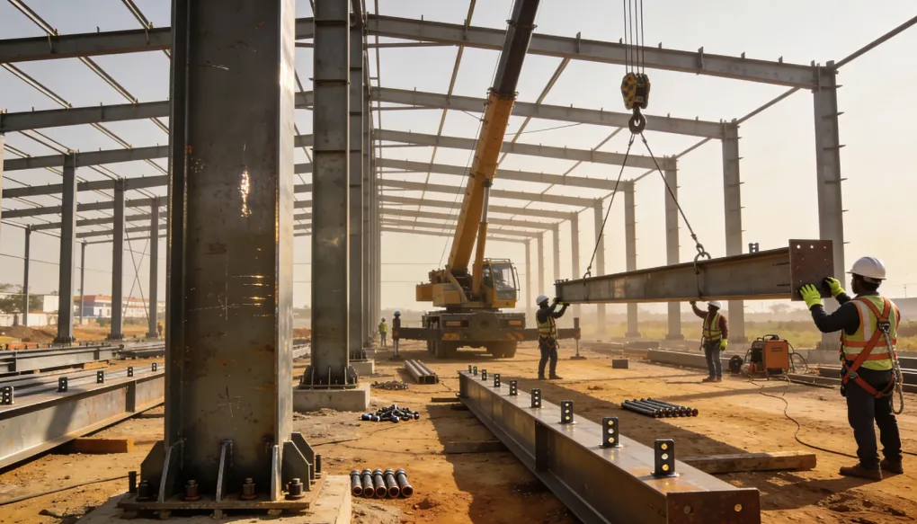 Pre-engineered components reduce on-site work - Zenith PEB Solutions